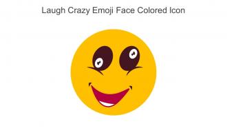 Laugh Crazy Emoji Face Colored Icon In Powerpoint Pptx Png And Editable Eps Format