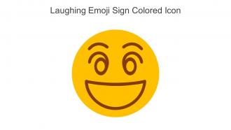 Laughing Emoji Sign Colored Icon In Powerpoint Pptx Png And Editable Eps Format