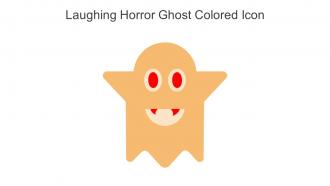 Laughing Horror Ghost Colored Icon In Powerpoint Pptx Png And Editable Eps Format