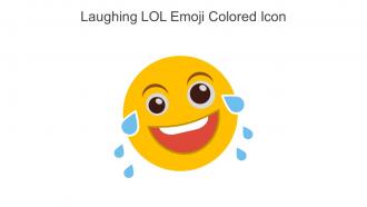 Laughing Lol Emoji Colored Icon In Powerpoint Pptx Png And Editable Eps Format