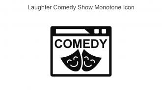 Laughter Comedy Show Monotone Icon In Powerpoint Pptx Png And Editable Eps Format
