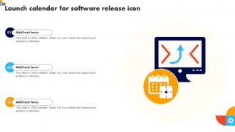 Launch Calendar For Software Release Icon