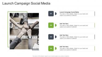 Launch Campaign Social Media In Powerpoint And Google Slides Cpb