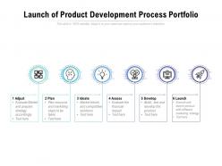 Launch of product development process portfolio