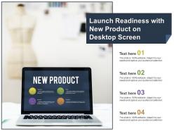 Launch Readiness With New Product On Desktop Screen