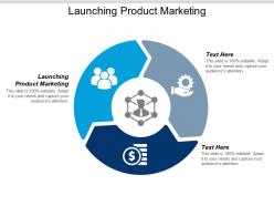 Launching product marketing ppt powerpoint presentation infographics backgrounds cpb
