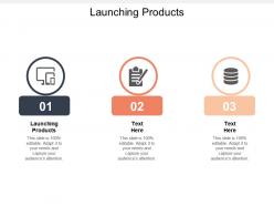 Launching products ppt powerpoint presentation gallery infographic template cpb