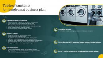 Laundromat Business Plan Powerpoint Presentation Slides Good Impressive