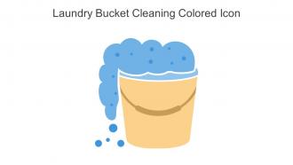 Laundry Bucket Cleaning Colored Icon In Powerpoint Pptx Png And Editable Eps Format