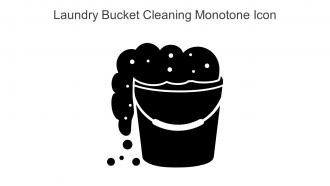 Laundry Bucket Cleaning Monotone Icon In Powerpoint Pptx Png And Editable Eps Format