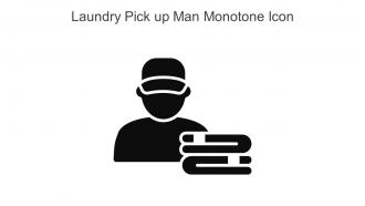 Laundry Pick Up Man Monotone Icon In Powerpoint Pptx Png And Editable Eps Format