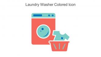 Laundry Washer Colored Icon In Powerpoint Pptx Png And Editable Eps Format