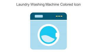 Laundry Washing Machine Colored Icon In Powerpoint Pptx Png And Editable Eps Format