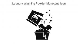Laundry Washing Powder Monotone Icon In Powerpoint Pptx Png And Editable Eps Format