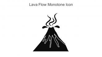 Lava Flow Monotone Icon In Powerpoint Pptx Png And Editable Eps Format