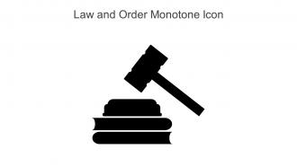 Law And Order Monotone Icon In Powerpoint Pptx Png And Editable Eps Format