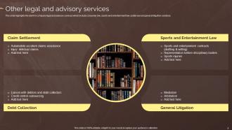 Law Associates Company Profile Powerpoint Presentation Slides