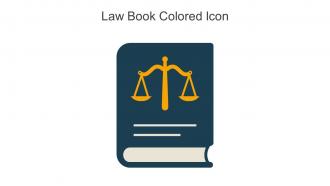Law Book Colored Icon In Powerpoint Pptx Png And Editable Eps Format