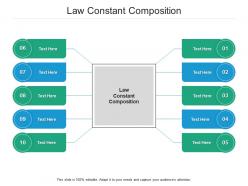 Law constant composition ppt powerpoint presentation professional graphics example cpb