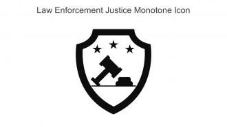 Law Enforcement Justice Monotone Icon In Powerpoint Pptx Png And Editable Eps Format