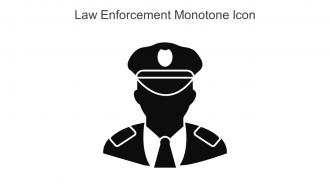 Law Enforcement Monotone Icon In Powerpoint Pptx Png And Editable Eps Format
