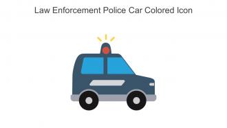 Law Enforcement Police Car Colored Icon In Powerpoint Pptx Png And Editable Eps Format