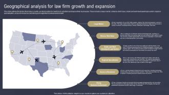 Law Firm Business Plan Geographical Analysis For Law Firm Growth BP SS