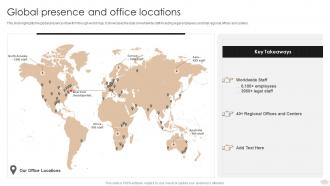 Law Firm Company Profile Global Presence And Office Locations Ppt Show