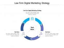Law firm digital marketing strategy ppt powerpoint presentation ideas model cpb