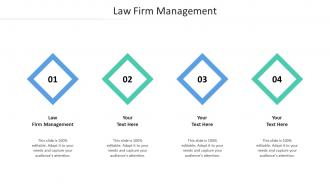 Law firm management ppt powerpoint presentation file example file cpb