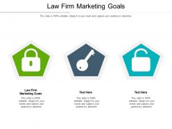 Law firm marketing goals ppt powerpoint presentation portfolio file formats cpb