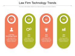 Law firm technology trends ppt powerpoint presentation file guide cpb