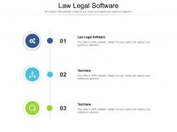 Law legal software ppt powerpoint presentation gallery summary cpb