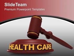 Law of health care powerpoint templates ppt themes and graphics 0113