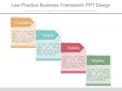 Law Practice Business Framework Ppt Design