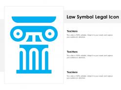 Law symbol legal icon