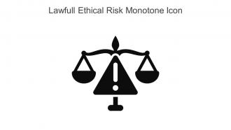 Lawfull Ethical Risk Monotone Icon In Powerpoint Pptx Png And Editable Eps Format