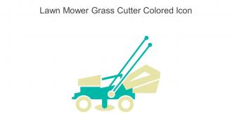 Lawn Mower Grass Cutter Colored Icon In Powerpoint Pptx Png And Editable Eps Format
