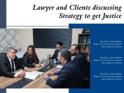 Lawyer and clients discussing strategy to get justice