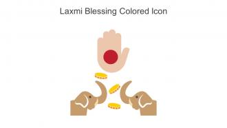 Laxmi Blessing Colored Icon In Powerpoint Pptx Png And Editable Eps Format