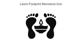 Laxmi Footprint Monotone Icon In Powerpoint Pptx Png And Editable Eps Format