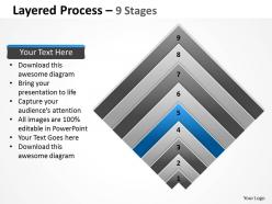 13193221 style cluster stacked 9 piece powerpoint template diagram graphic slide