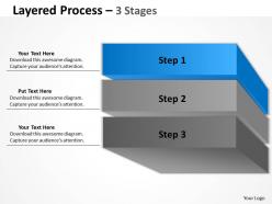Layered diagram process 3 stages 31