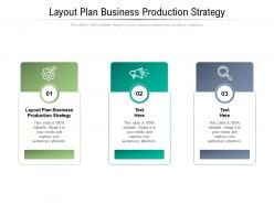 Layout plan business production strategy ppt powerpoint presentation inspiration cpb