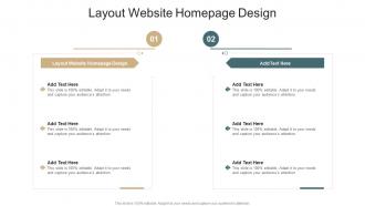 Layout Website Homepage Design In Powerpoint And Google Slides Cpb
