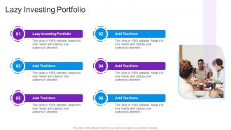 Lazy Investing Portfolio In Powerpoint And Google Slides Cpb