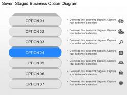 Lb seven staged business option diagram powerpoint template