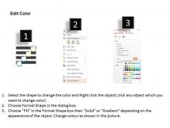 Lc four paper infogaphics tags flat powerpoint design
