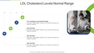 LDL Cholesterol Levels Normal Range In Powerpoint And Google Slides Cpb