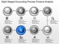 Le eight staged accounting process finance analysis powerpoint template slide